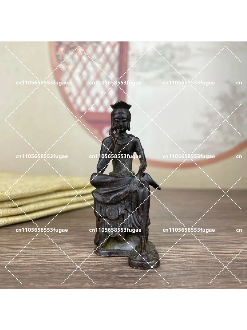 Vintage Mini Buddha Statue 2.7cm Tall Jewelry Home Decor Collectible Gift