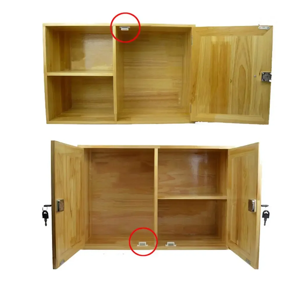 12 Pieces Cupboard Kitchen  Magnetic Cabinet Door Latch Closures White Plastic Strong Powerful Magnet Catch Solenoid v Solenoid