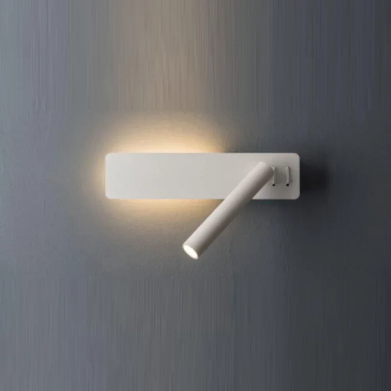 Imagem -04 - Lâmpada de Parede Led para Quarto Cabeceira do Hotel Reading Night Book Sconce Rotação Ajustável Simples Modern Home Decoration Spotlights