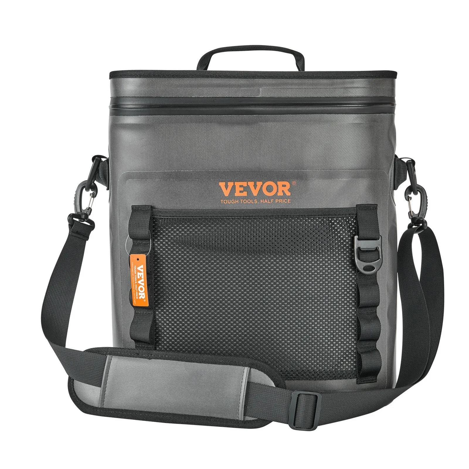 VEVOR Soft Cooler Bag, 30 Cans Soft Sided Cooler Bag Leakproof with Zipper, Waterproof Soft Cooler Insulated Bag, Lightweight &