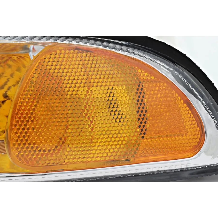 متوافق مع كرايسلر سيروس دودج ستراتوس بليموث بريز 19972000 مجموعة مصابيح المصابيح الأمامية الهالوجين للسائق والركاب Si