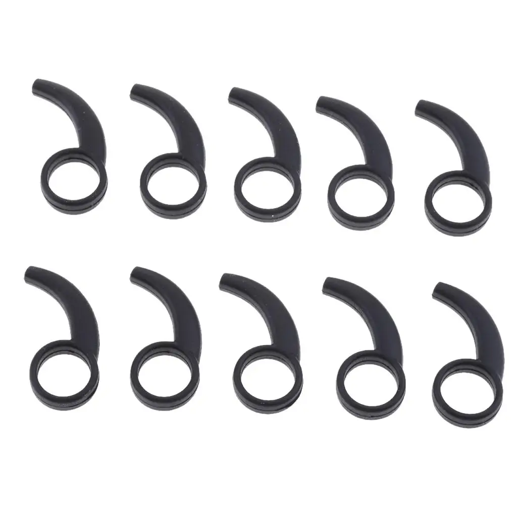 10Pcs Silicone Clip Hook Hanger -Ear Earphone Headset 9MM-13MM