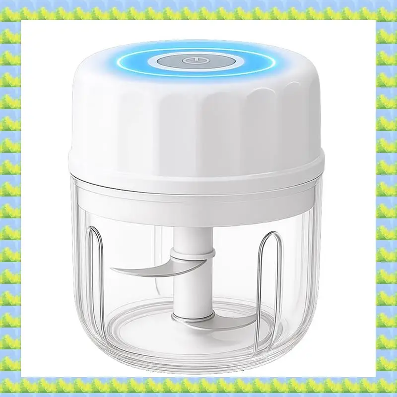 เครื่องบดสับกระเทียมไฟฟ้าขนาดเล็ก FZFZ, เครื่องเตรียมอาหารแบบพกพา, เครื่องบดผักและหอมใหญ่, เครื่องบดเนื้อพร้อมช่องเสียบ USB สำหรับชาร์จ