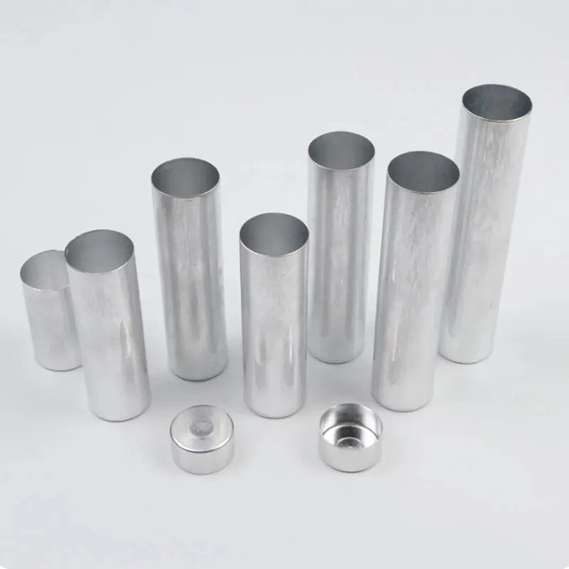 

50 шт., гибкие материалы для протезов, пустые алюминиевые трубки, стоматологические картриджи, диаметр 25 мм, пустые трубки для протезов