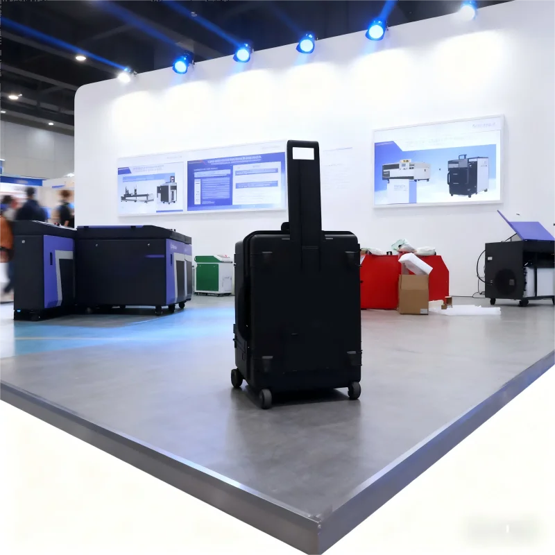 1200watt Continuous Laser Ceaning Machine 1.5KW Trolley Case Rust Paint Oil Remover Portable Tools