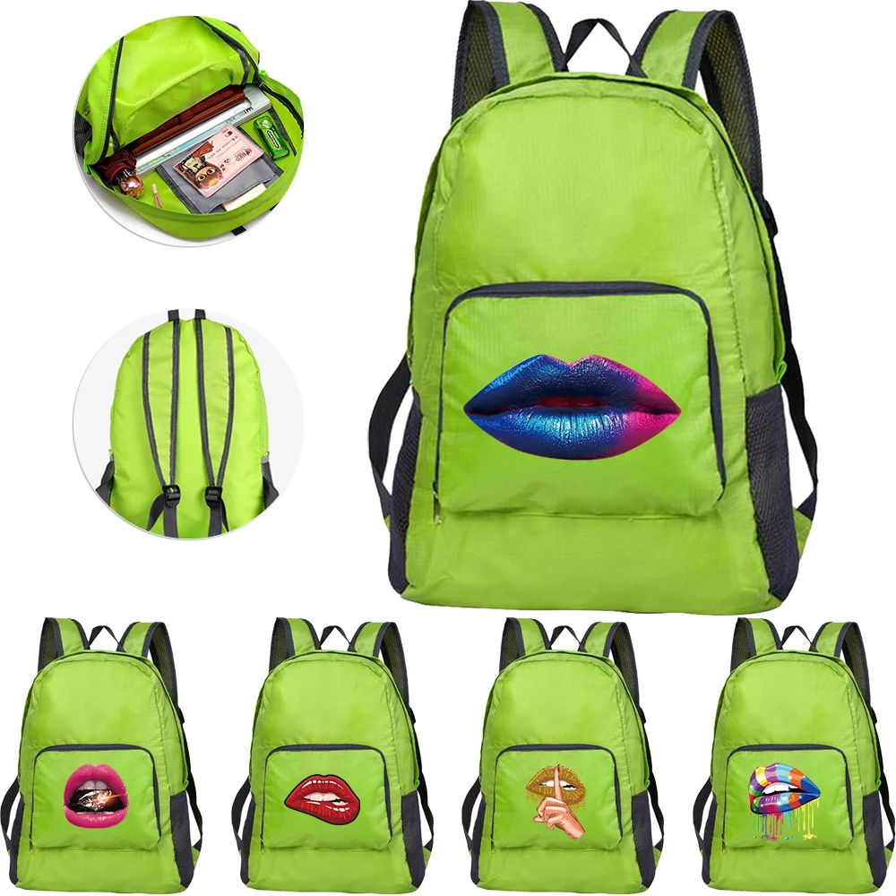 

Foldable Backpack Large Capacity Outdoor Gear for Active Adventures Mouth Series Folding Lightweight Mountaineering Bag