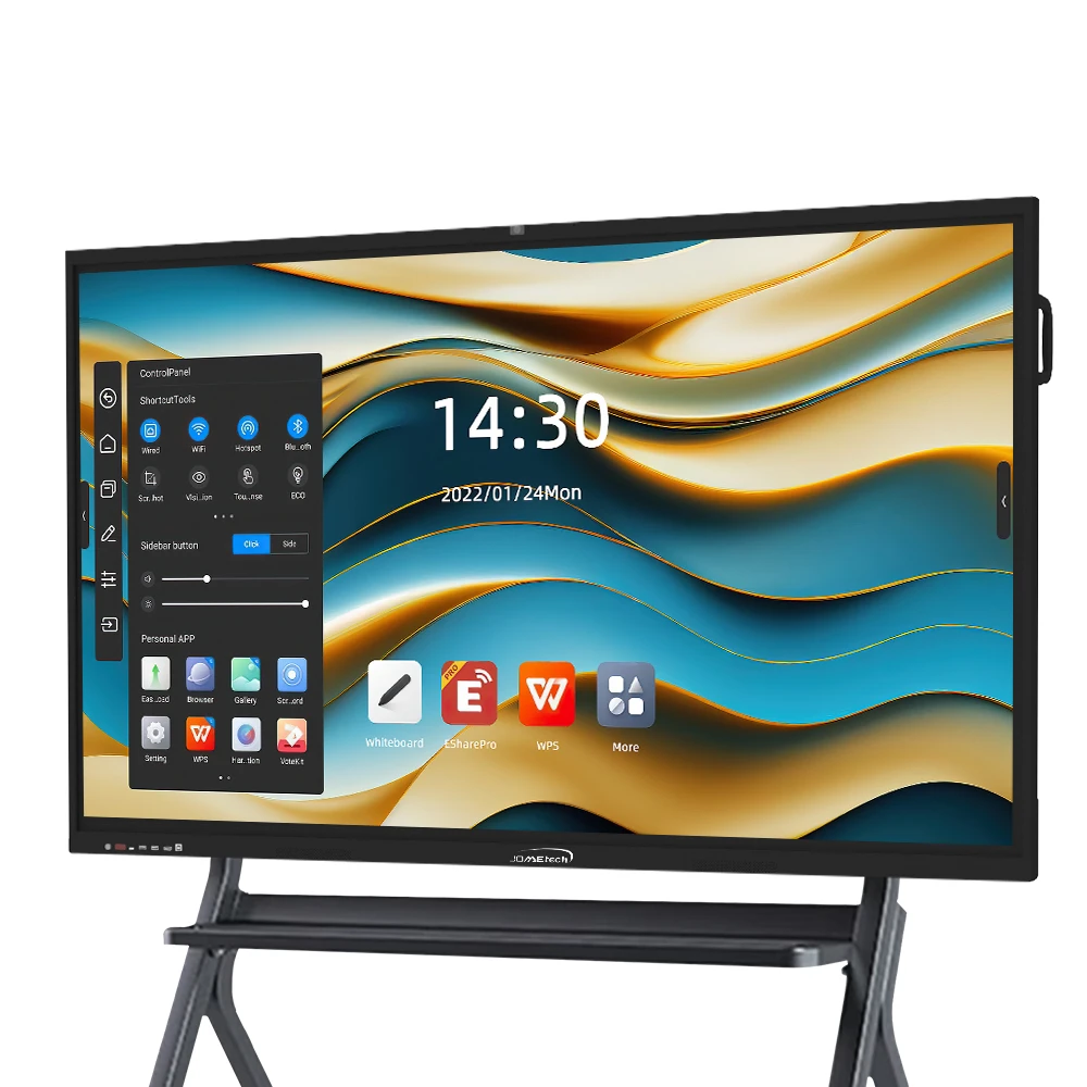 Conference Computer TV Built-in Speaker 4K Video Conferencing LCD Interactive Whiteboard with Built-in Projector Set