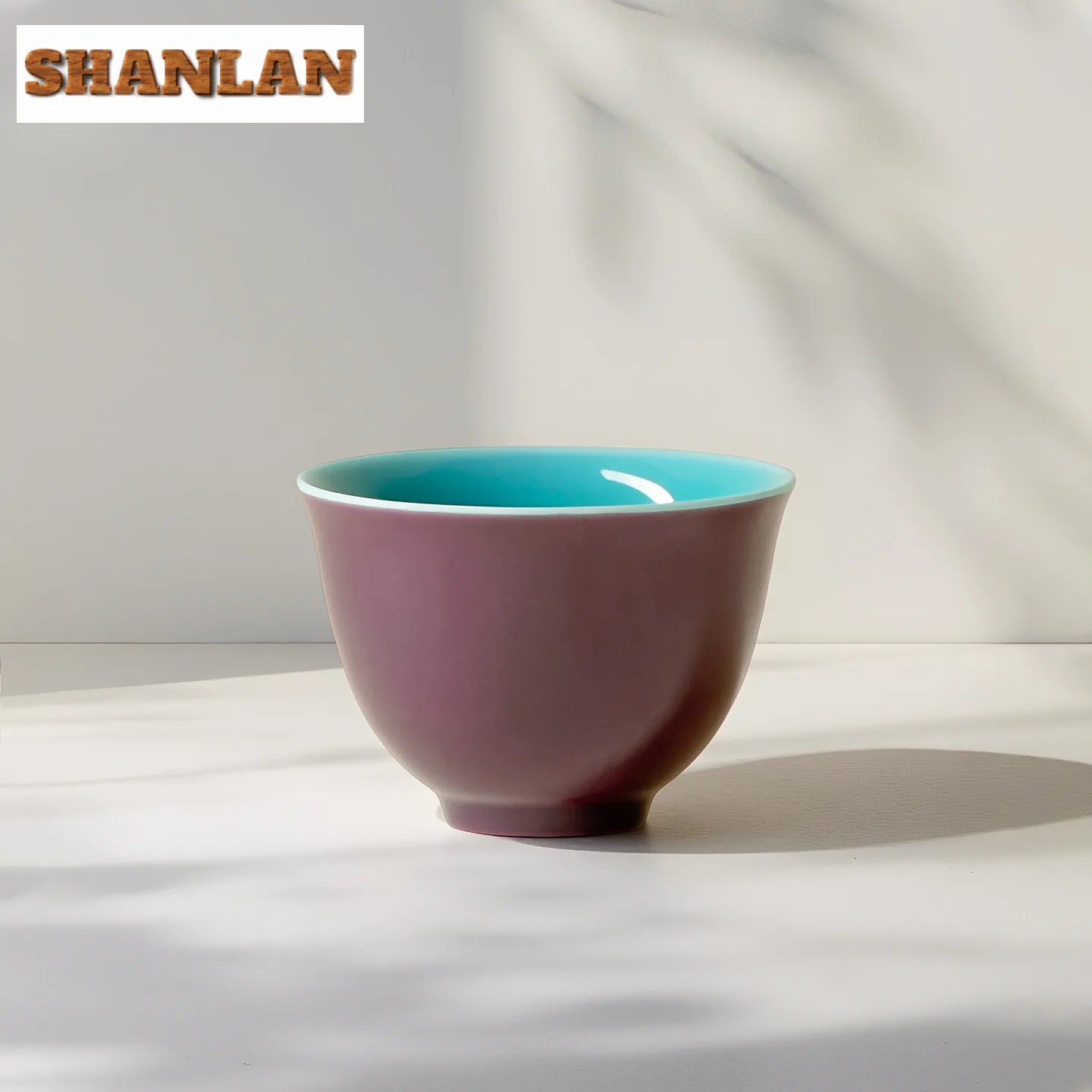 

2pc/lot Purple Teacup Luxury Tea Bowl Sample Tea Cup Tea-tasting Personal Cup Jianzhan Master Cups Tea Services Decoration 60ml