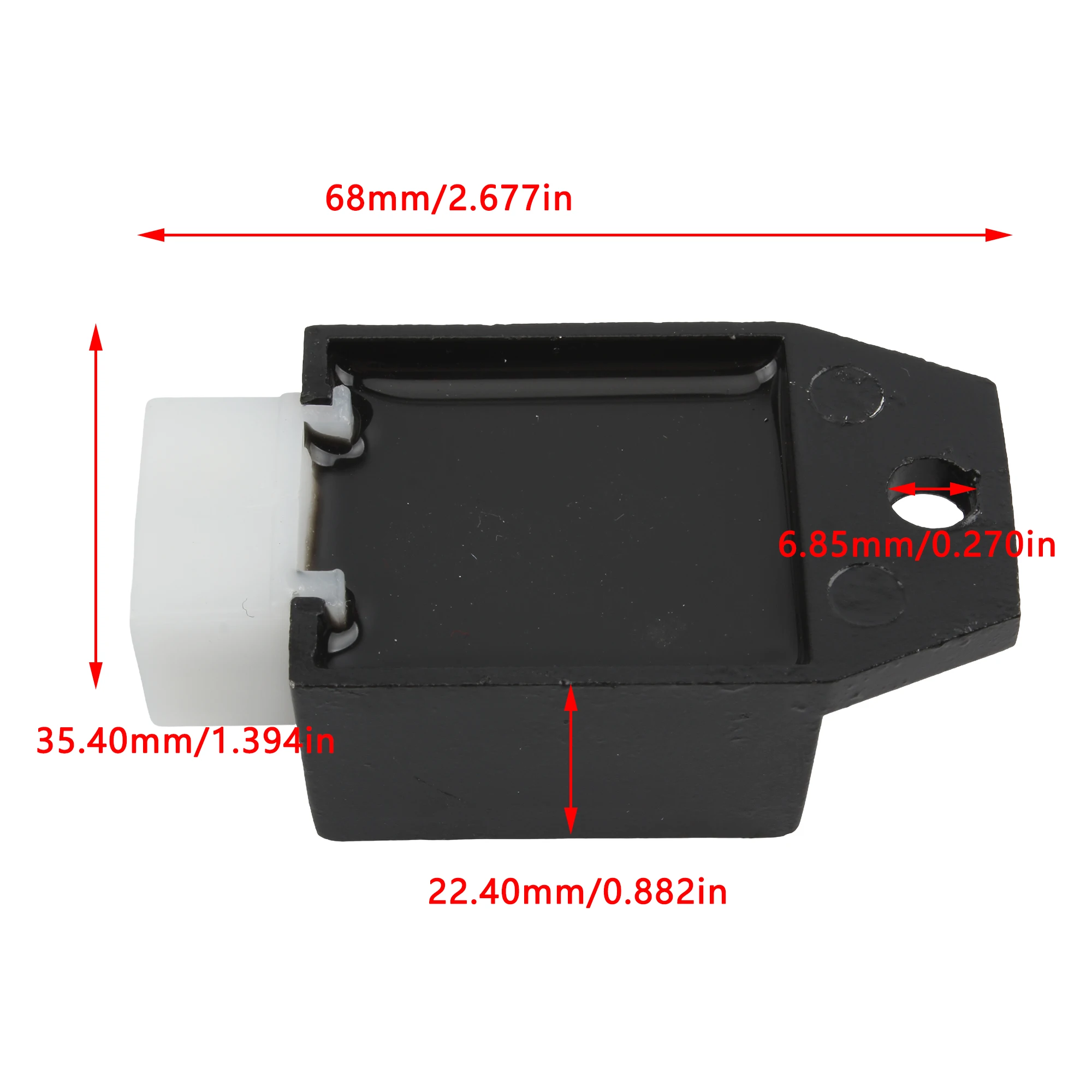 4 Pin Motorcycle Voltage Regulator Full Wave Rectifier For GY6 50 80 125 150CC Moped ATV Dirtbike Motocross Accessories image 6