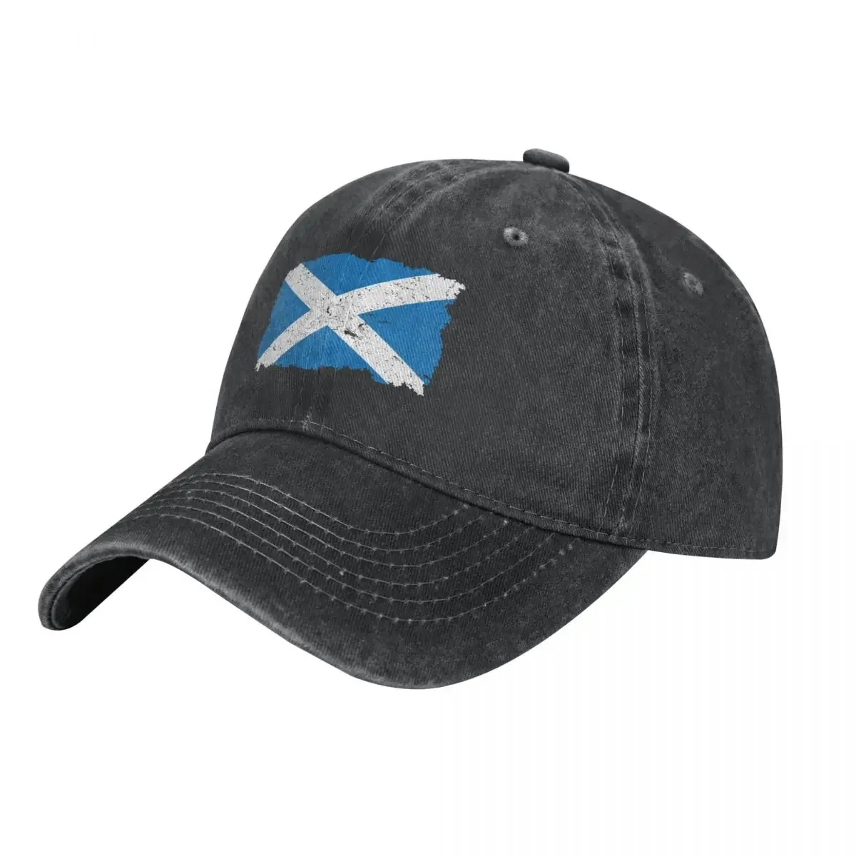 Vintage Scotland Flag - Retro Scottish Flag Cowboy Hat Hat Man Luxury Golf Hat Man Fluffy Cosplay Female Men's