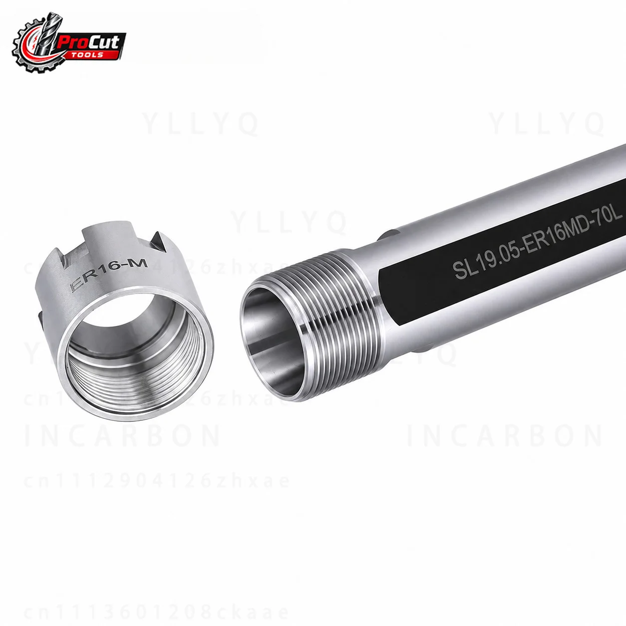 SL Series ER Extension Rod, Sizes SL16 SL19.5 SL20 SL22 SL25 SL25.4 ER11 ER16 ER20, Precision Collet Chuck CNC Tool Holder