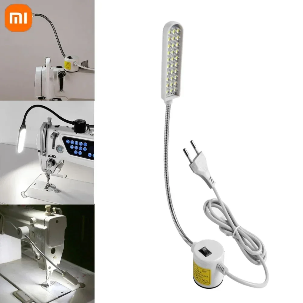 Xiaomi LED Sewing Machine Night Light 360 Flexible Adjustable Table Lamp With Magnetic Base For Home Industrial Lights