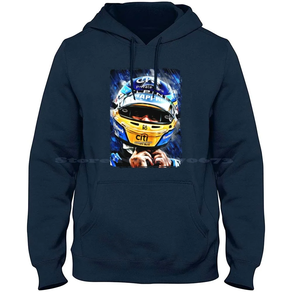 Most Like Spanish Racing Champ 100% Cotton Hoodie Fernando Alonso Gp Alpine Racing Spanish Grand Prix World Drivers