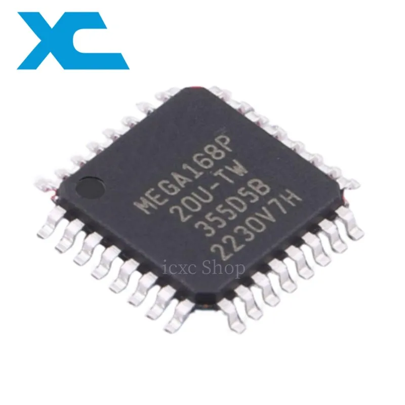 

ATMEGA168P-20AU TQFP-32 8-bit Microcontroller Chip AVR 20MHz