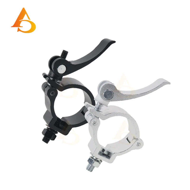 10 قطعة/الوحدة سبائك الألومنيوم أضواء المسرح المشبك شماعات السنانير قوس الثقيلة هوك مسرح الإضاءة 28-32 مللي متر 100 كجم ضوء المرحلة هوك