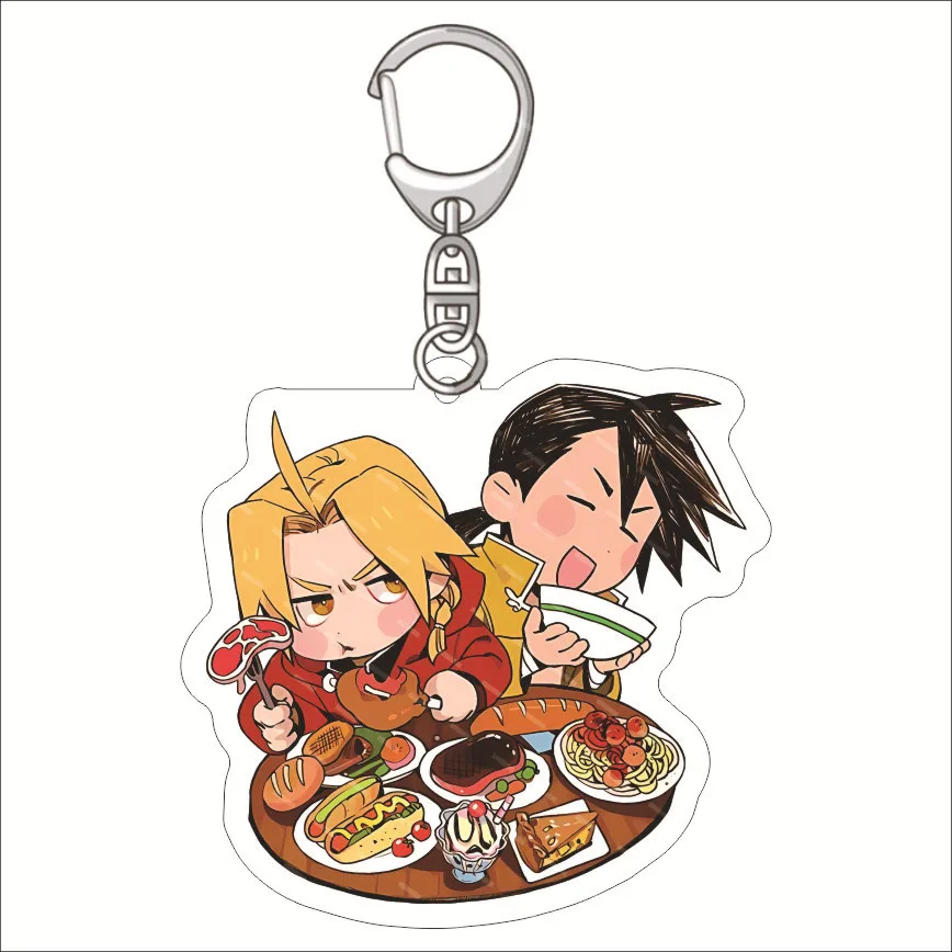 Fullmetal Alchemist Edward Elric Lanyard Keychain брелок аниме