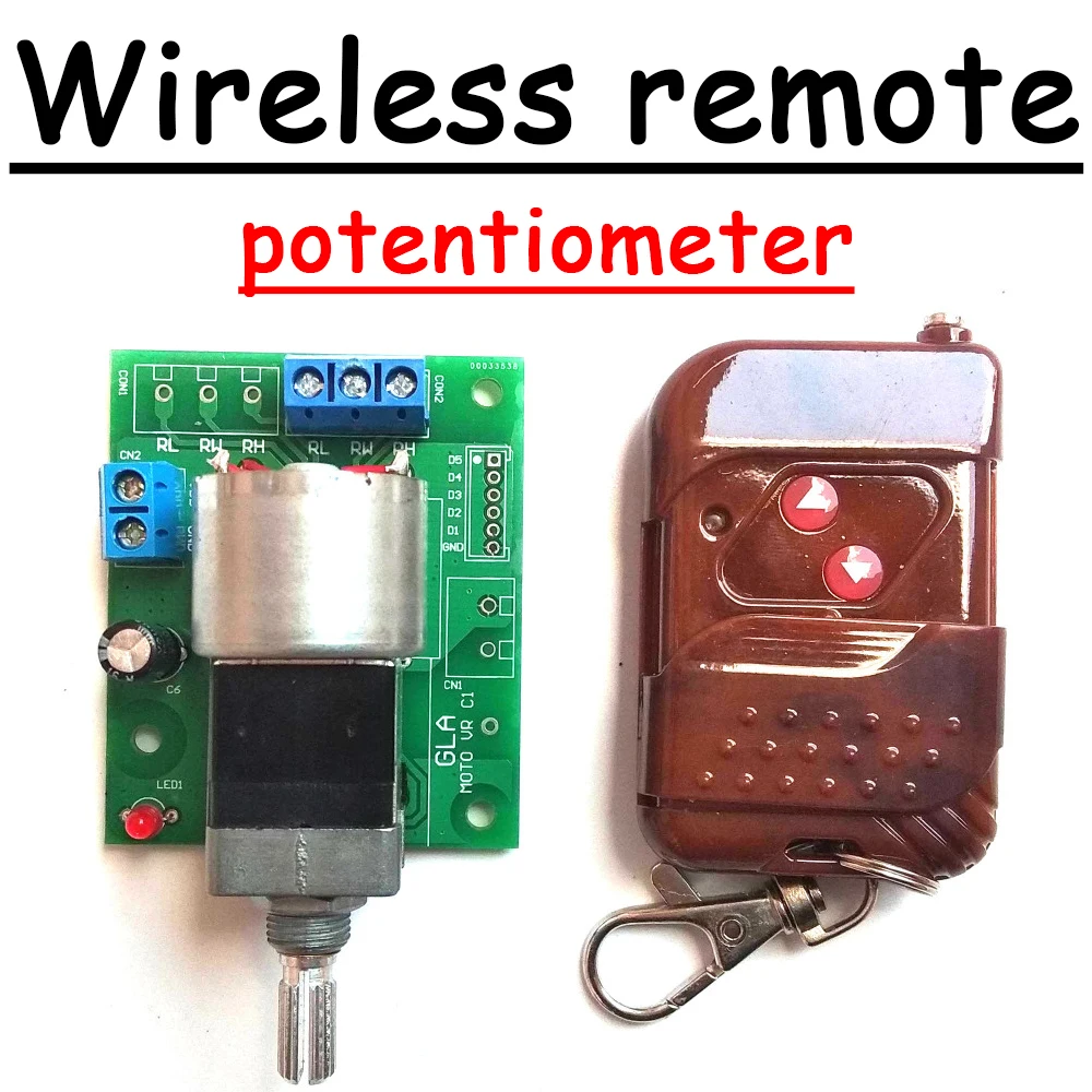 Wireless remote control motor potentiometer for inverter welding machine