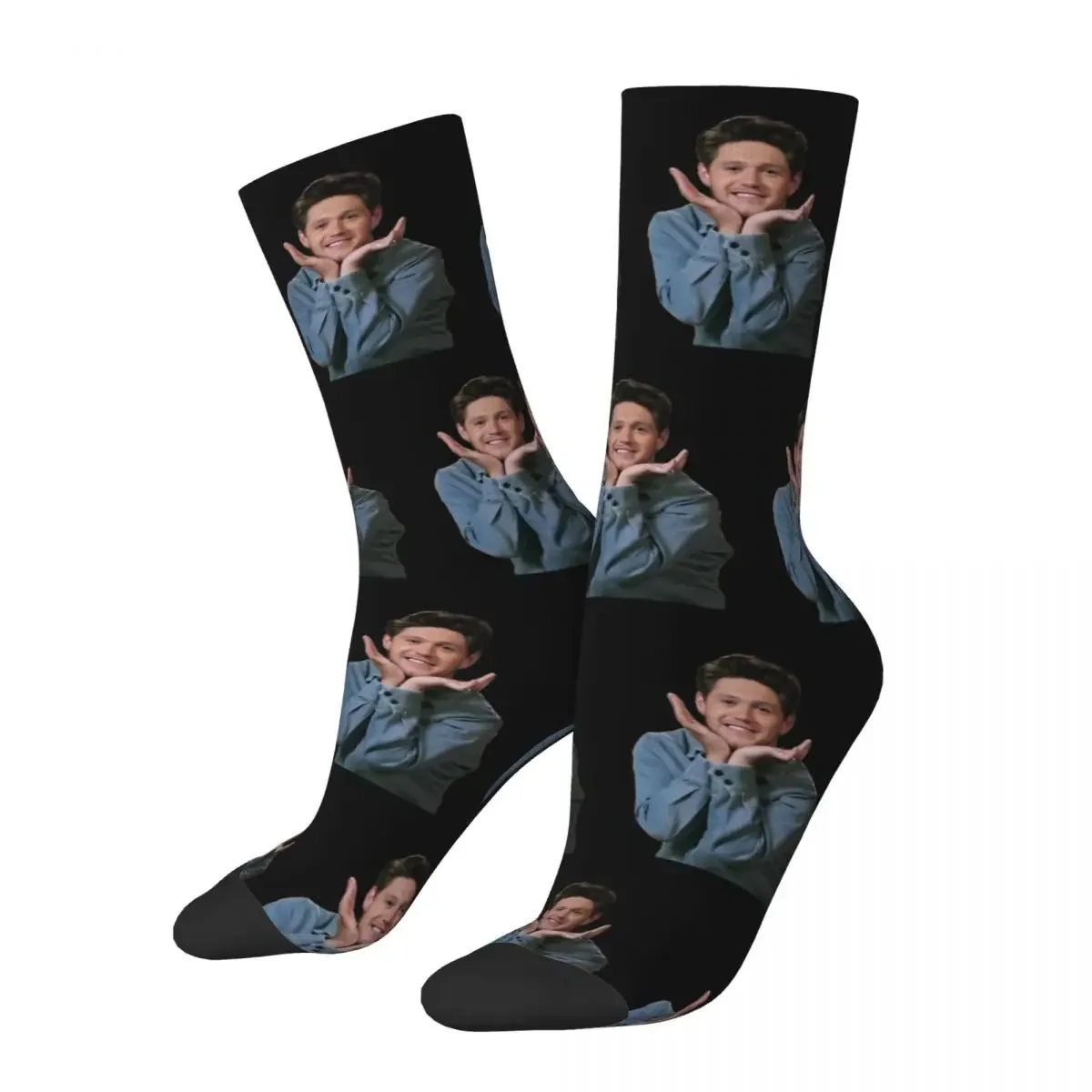 

Niall Horan Cute Photo Outfits Men Women Socks Breathable Sport Middle Tube Socks Cute Best Gift Idea