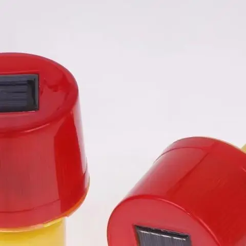 

1 Piece Solar Traffic Tower Crane Warning Light Solar LED Emergency Light LED Bulb Lamp Construction Site Harbor Road Alarm Lamp