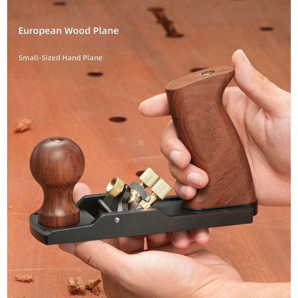 AT51-European Woodworking Carpenter Hand Tool Wood Hand Planer Block Plane For Trimming Projects DIY Model Making Planer