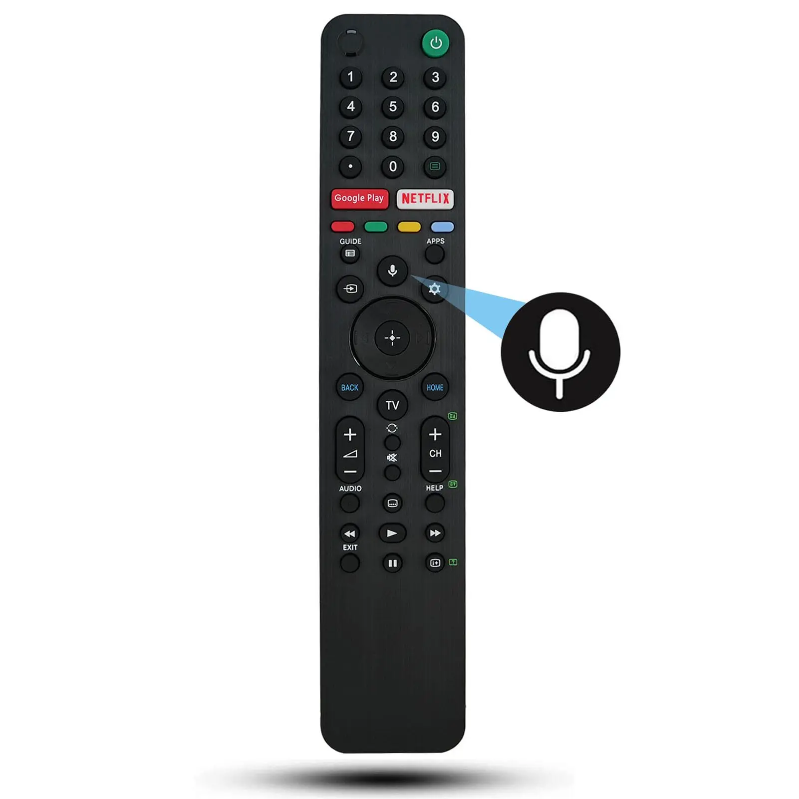 

RMF-TX500P for Sony TV Remote Replacement，Compatible with Sony Bravia XR/XBR/KD Series 4K/8K LED OLED Google/Android Smart TVs