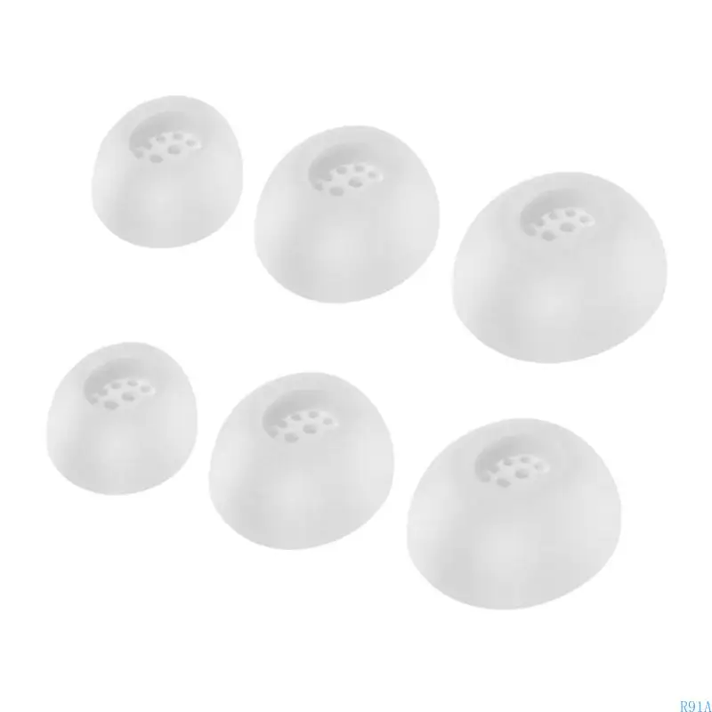 تغطي سماعات الرأس R91a نصائح الأذن لخطوط الأذن للبراعم 4 سماعات أذن أذن طرف أذن ترقية