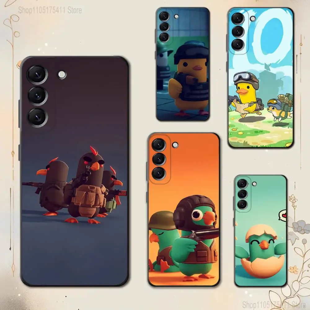 حافظة هاتف E-Escape من D-Duckov لهاتف سامسونج جالاكسي A 73,72,51,53,52,71,22,5G,Note,J7,8,9 غطاء أسود ناعم #1