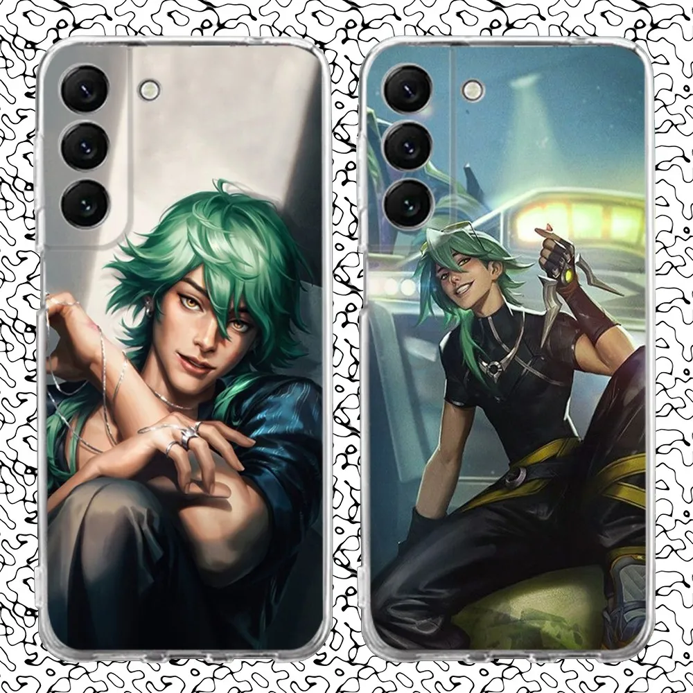 Силиконовый чехол Ezreal H-Heart steel для Samsung S30,S23,21,22,20 Ultra,S20 FE lite,S10,9, прозрачный чехол PIus Note20ultra