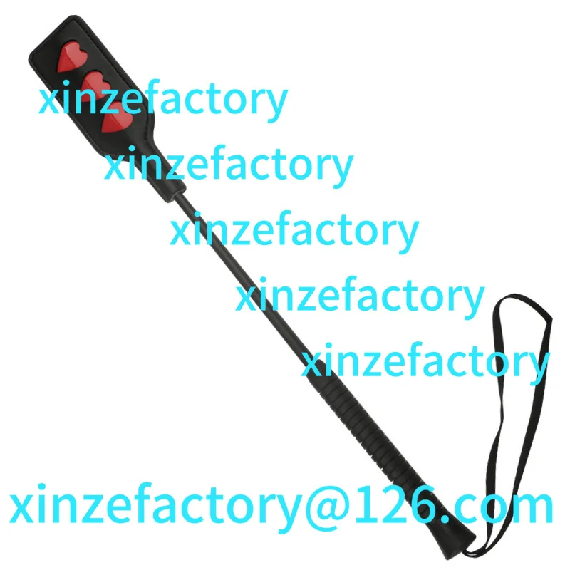 

Customization 45CM PU Leather Riding Paddles,,Horse Whip Spanking Flogger Horse Riding