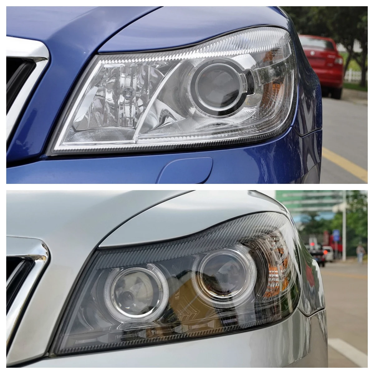 

Для Skoda Octavia 2010 2011 2012 2013 2014, передняя фара, абажур, прозрачная фара, бухта