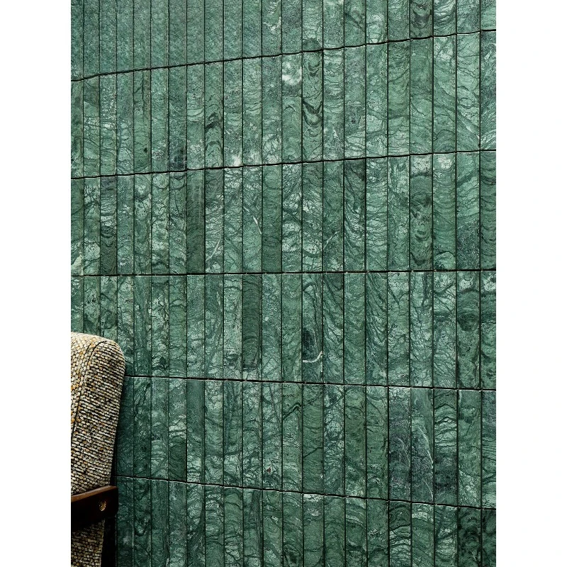 Dark green marble arc mosaic vintage restaurant wall tiles