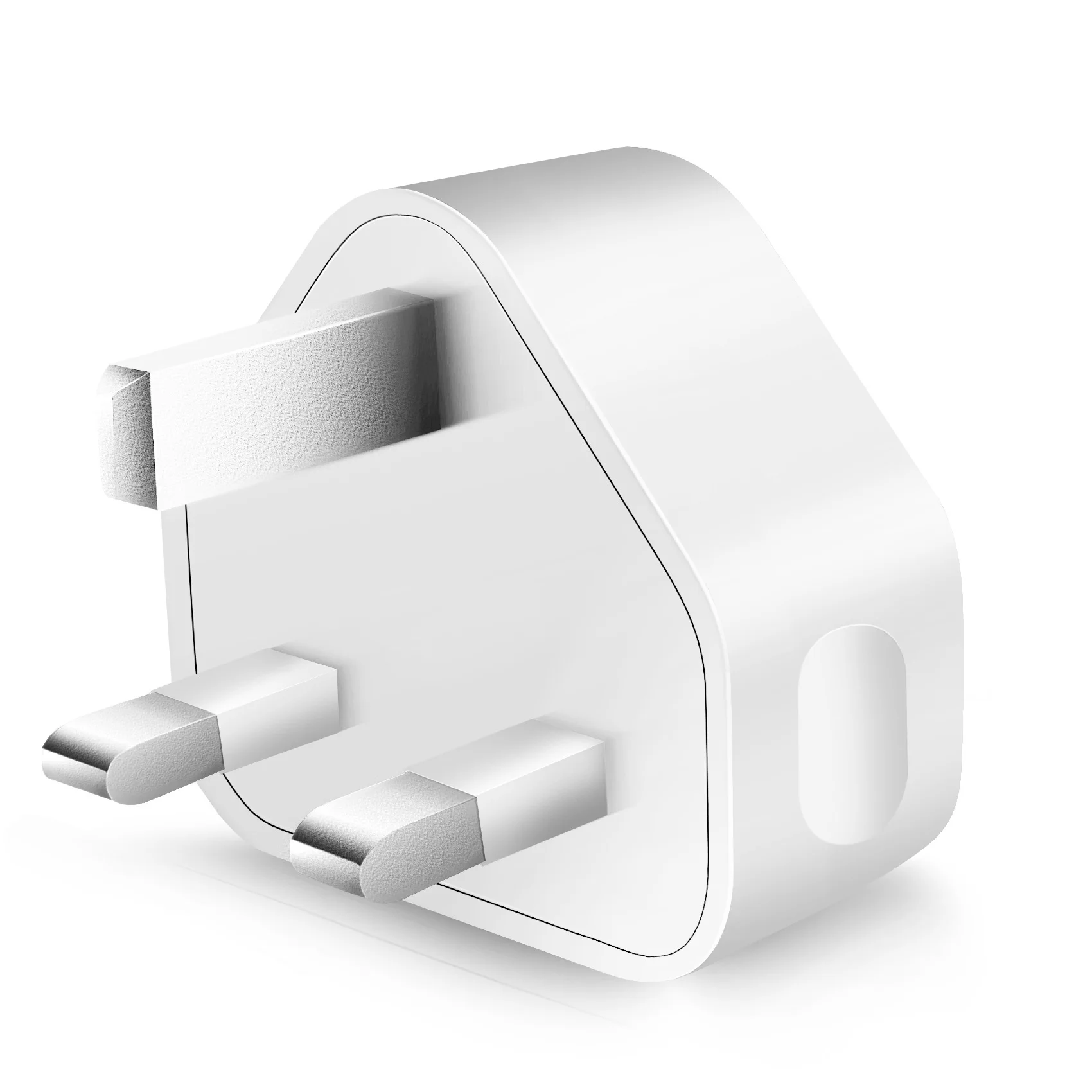 Universele USB UK-stekker 3-pins wandladeradapter met USB-poorten Reislader opladen voor telefoon Ipad (2 poorten) N01R