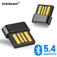 USB Bluetooth 5.4 5.3 Adapter Wireless Dongle Receiver Transmitter Support Computer Laptop for PC Laptop Wireless Keyboard Audio