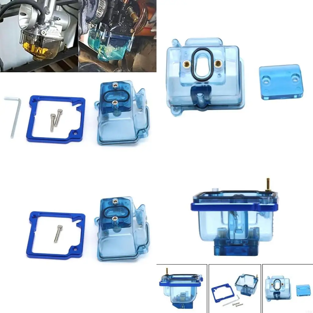 Motorcycle Carburetor Clear Bottom Transparent Float Bowl Oil Cup For PWK21 24 26 28 30 32 34mm Carburetor New