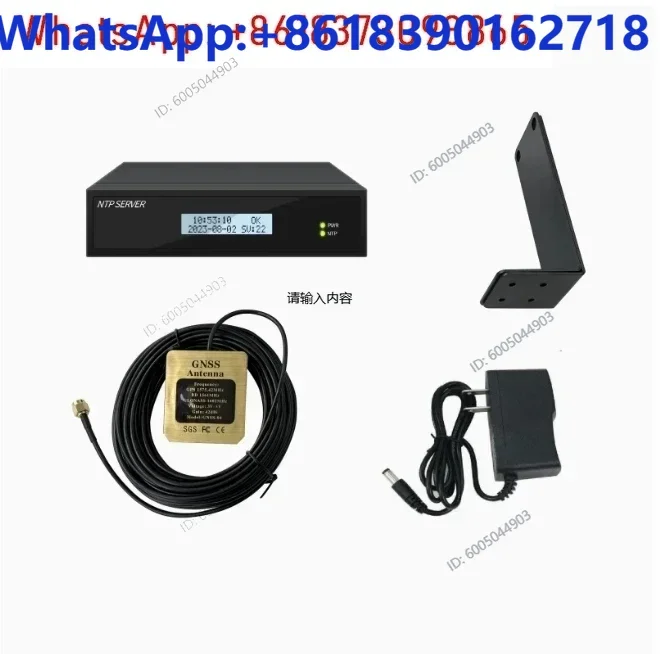 TF-NTP-LITE NTP Server + 10m/30m Antenna Network Time Server with Screen 2 Network Ports Support for Beidou GPS GLONASS QZSS