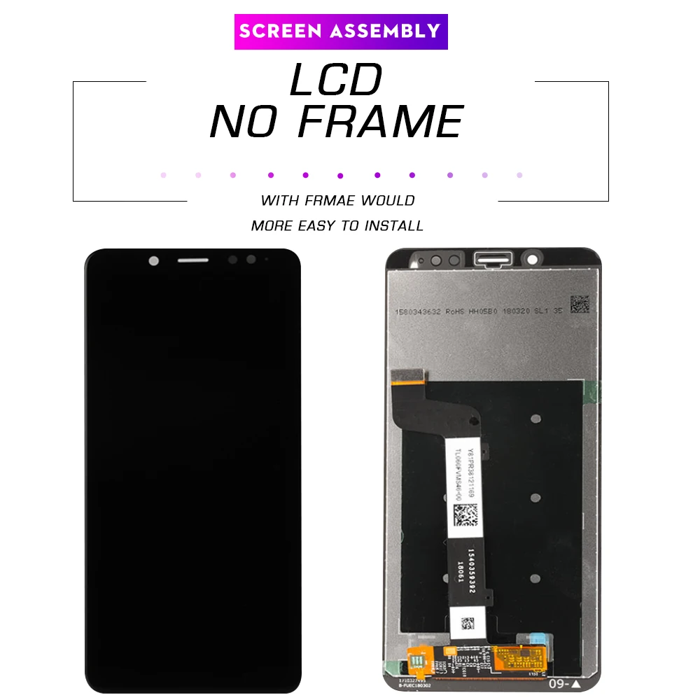 Pantalla táctil LCD de 5,99 pulgadas para Xiaomi Redmi Note 5, montaje de digitalizador LCD MEI7S, pieza de repuesto