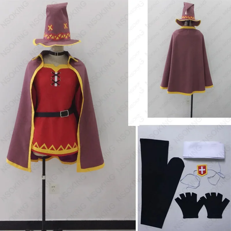 

Anime Megumin Cosplay Costume Custom made