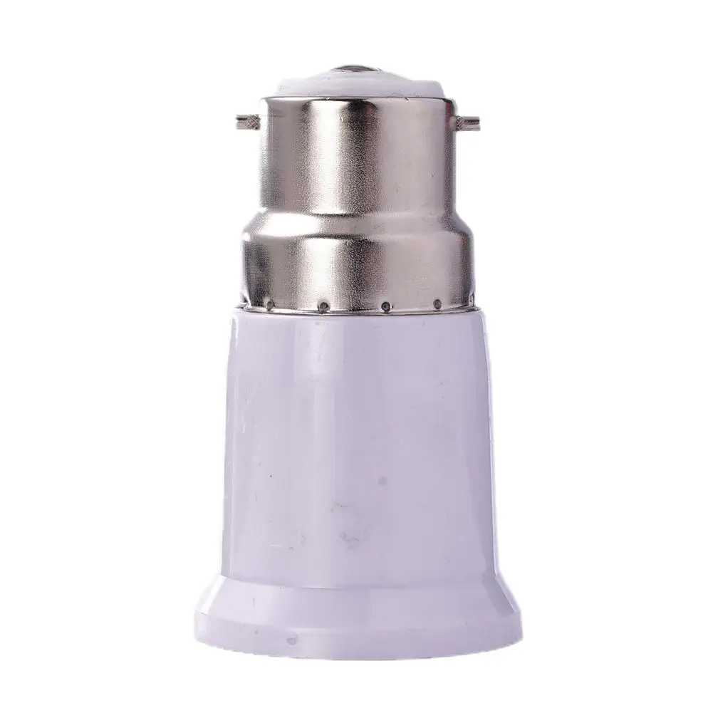 1pcs Lamp Holder Converters B22 To E27 LED Halogen Lamp Bases Bulb Light CFL Anti-burning Adapter Anti-aging Lamp O0O7