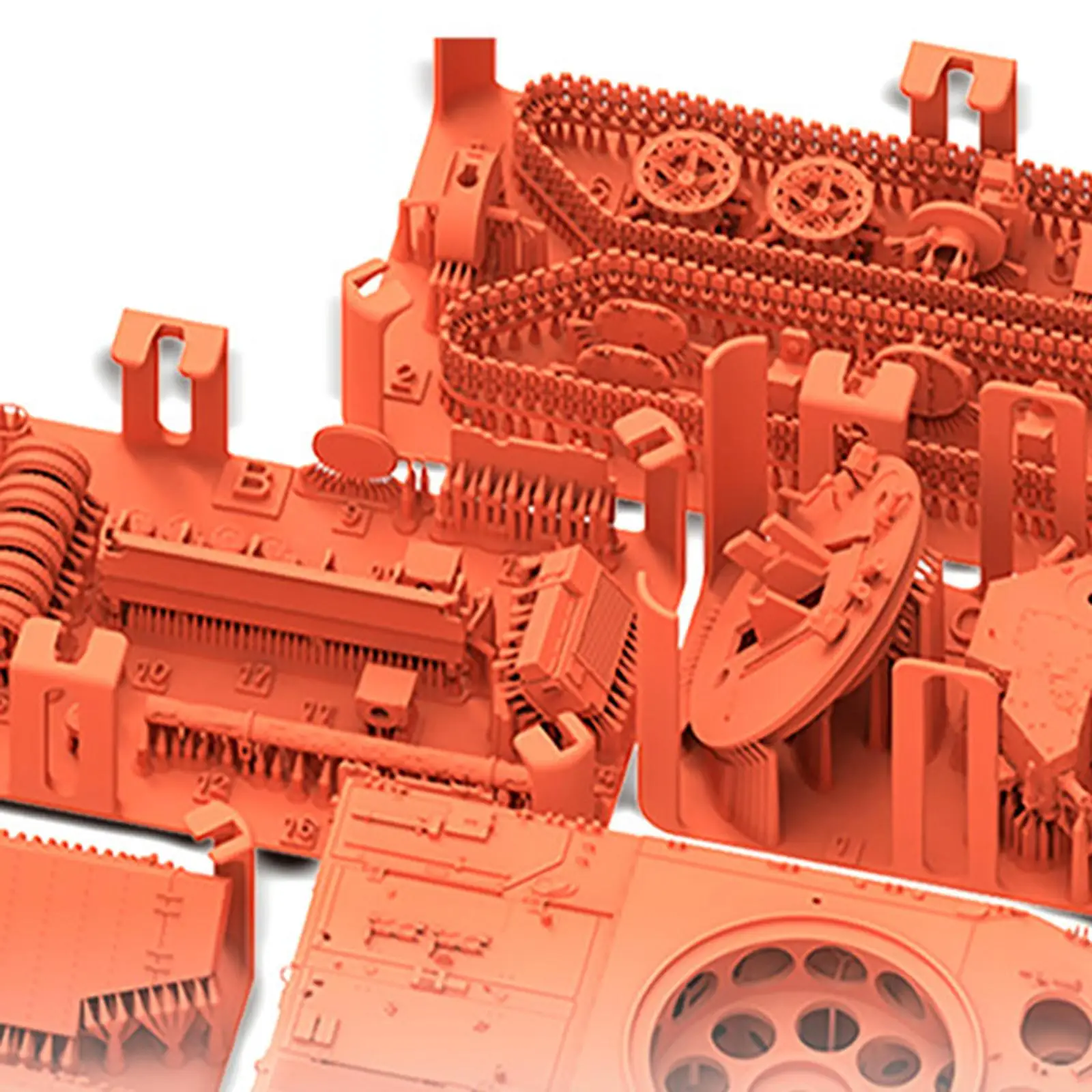 Modelo de Tanque 3D a Escala 1:72, Miniatura para Armar, Vehículo Blindado con Orugas, para Niños, Recuerdos de Fiesta, Decoración de Mesa, Regalo