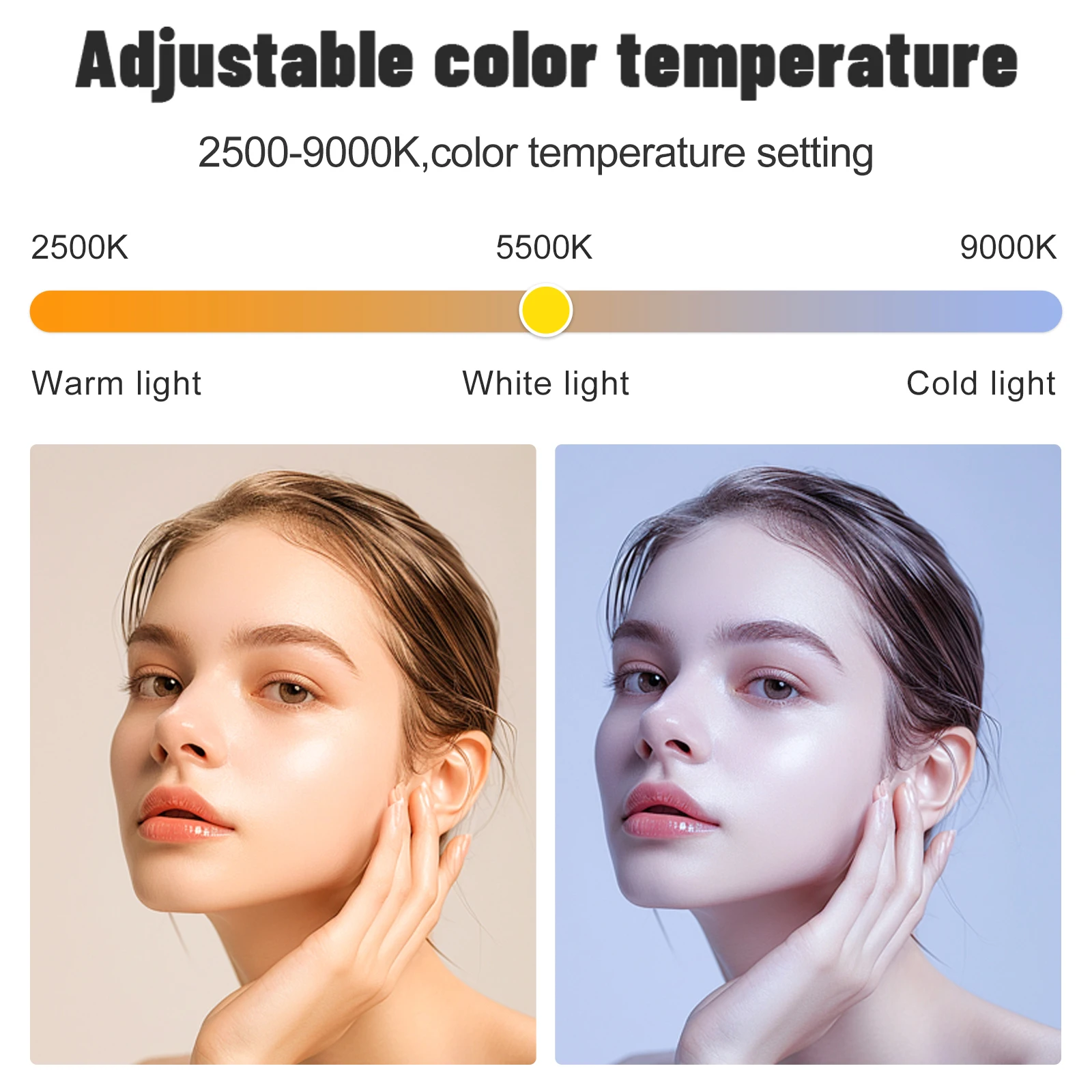 Ambitful RSL-01 RGB ハンドヘルドスティックライト 2500K-9000K LED ライトスティック照明効果 2600mAh バッテリーハンドヘルドチューブランプ