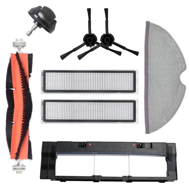 فرشاة الأسطوانة الرئيسية فرشاة جانبية فلتر HEPA ممسحة الخرق اكسسوارات ل شاومي دريمي D9 روبوت مكنسة كهربائية استبدال أجزاء