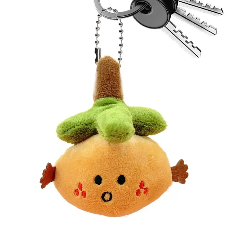 

Orange Plush Ugly Lucky Orange Plush For Backpacks Bag Charm Funny Kawaii Plush Keychain Soft Plush Toy Dolls For Backpacks