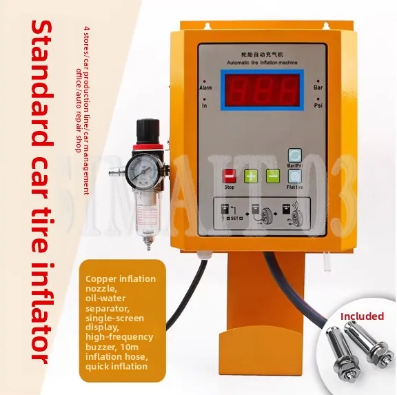 Wall Tire Digital Display Injection Machine Air Filler Automatic Inflator Pump Auto Repair Shop