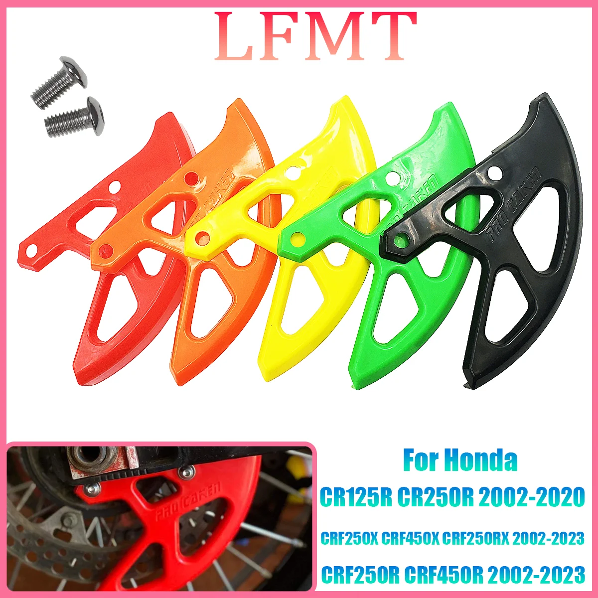 Rear Brake Disc Cover Caliper Guard Protection For Honda CR CRF 125R 250R 450R 250X 450X 250RX 450RX 450L Dirt Bike Universal