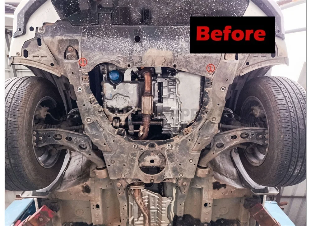 درع حماية محرك السيارة تحت الجسم عالي الجودة لسيارة Honda Breeze 2020-2021، تقنية المسح ثلاثي الأبعاد، حماية أمان مناسبة تمامًا