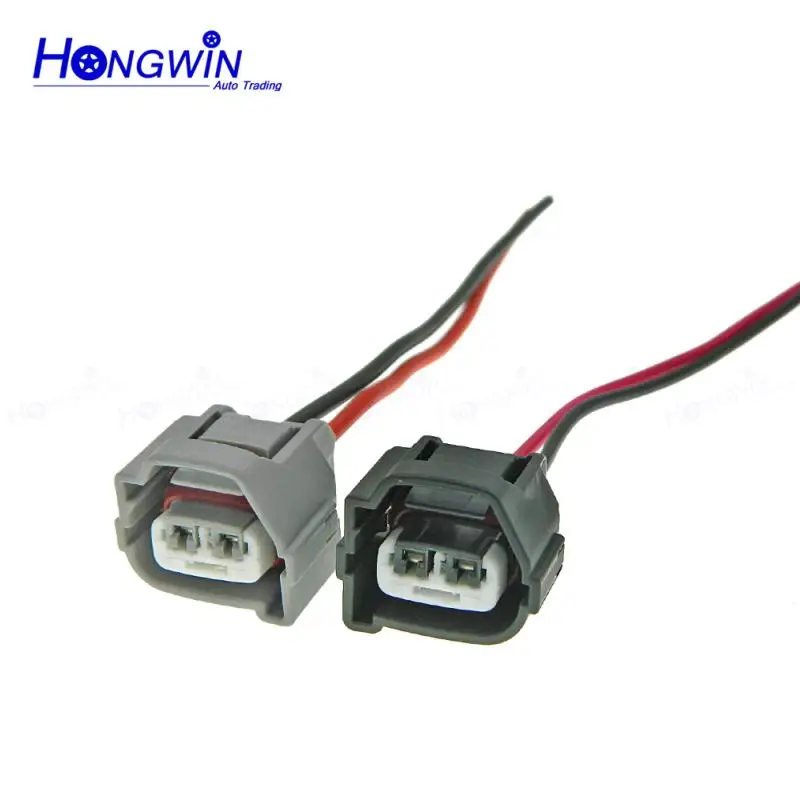 2 Pin Ignition Coil Connector Plug with Cable Wire Harness For Hyundai Accent 1.6L Elantra J3 Toyota Kia 90980-10901 90980-10899