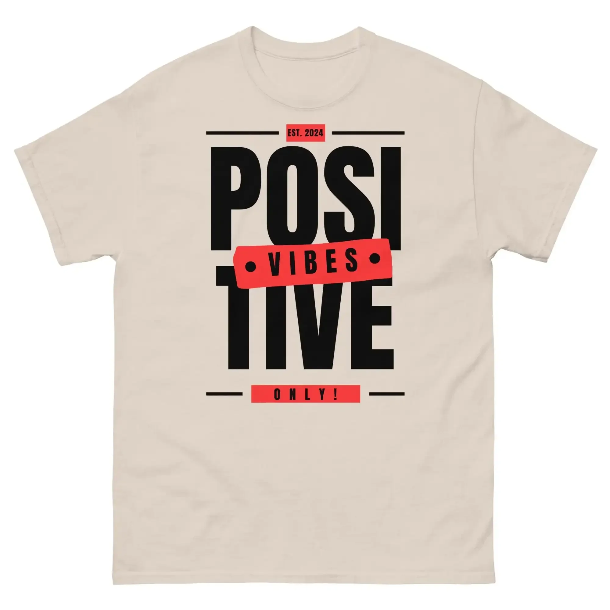 Elevate Your Spirit with Our Positive Vibes Only Unisex Tee Share Joy and Radiate Good Energy Black