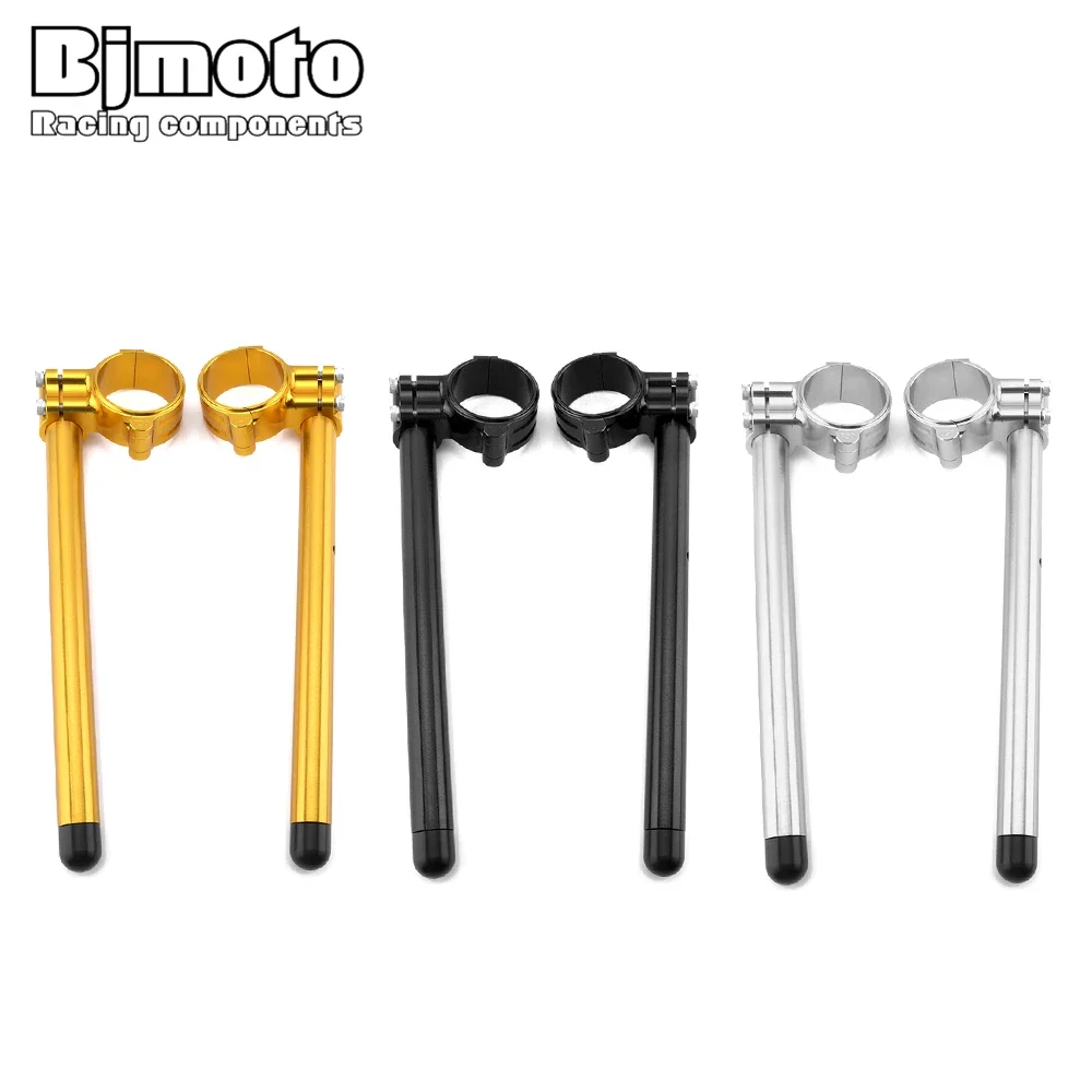 

Motorcycle Clip-On Handlebar For Suzuki GS500 Yamaha YZF R6 Kawasaki Z900 Z750 Handle Bar For Sport Bike with 45mm Fork Clip