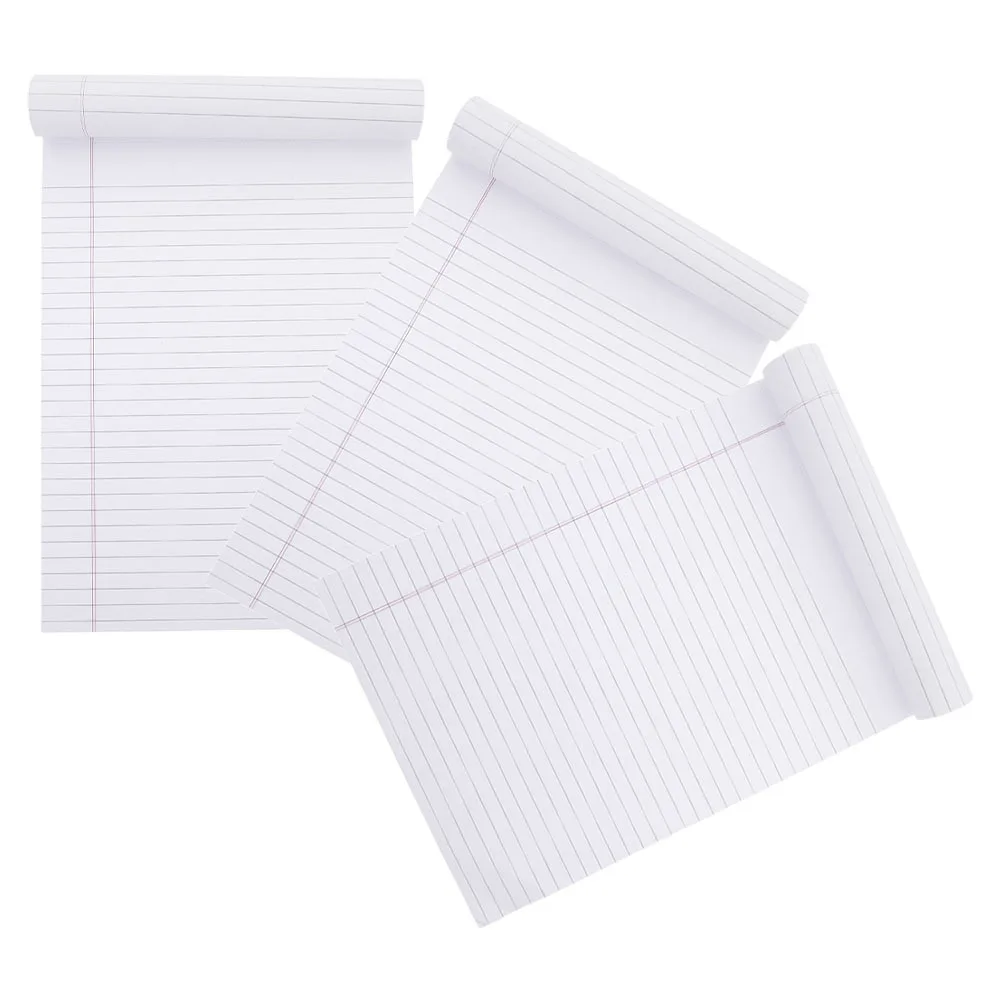 

3 Pcs Office Memo Pads Lined Legal Notebook Portable Notepad Planner for Students