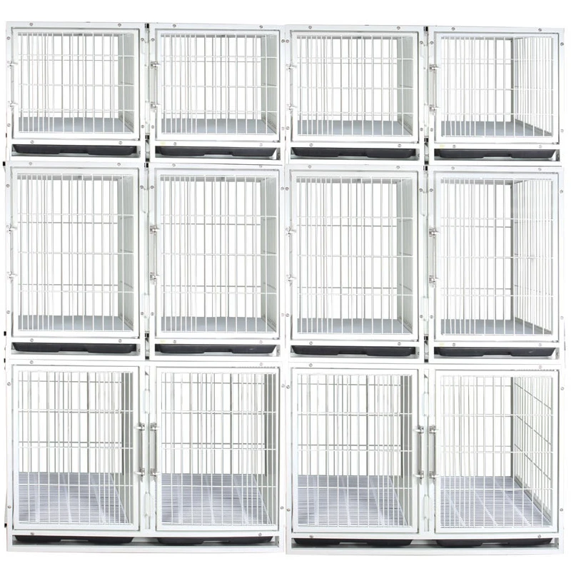 Bird Cage Supplier Wire Mesh ABS Waste Pan Durable Bird Cage Factory Canary Parrots House Breathable Easy Clean Stacked Modular